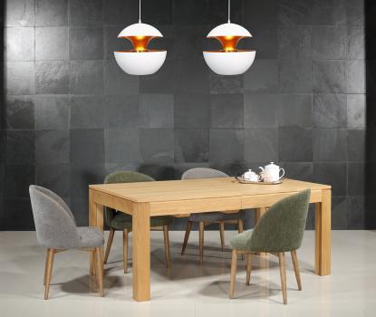 Table de repas rectangulaire Jean  en chêne Ligne Contemporaine 180x105 avec ses 3 allonges de 60 cm  Longueur totale 360x105  SEULEMENT 1 DISPONIBLE